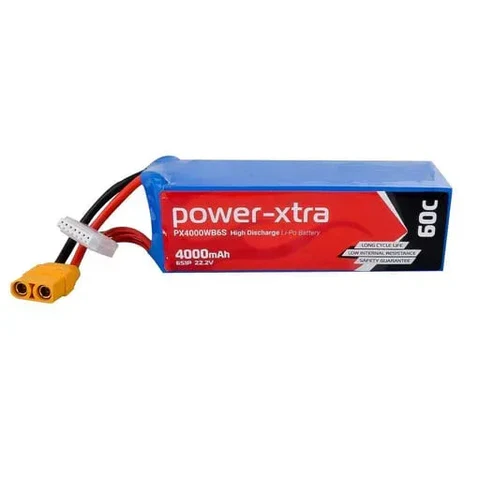 Power-Xtra PX4000WB6S 22.2V 4000 mAh Li-Polymer Pil (60C)