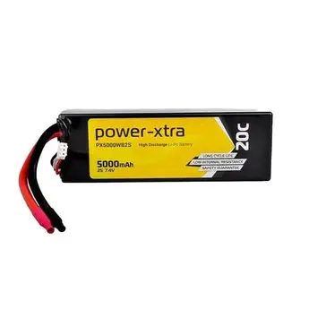 Power-Xtra PX5000WB2S 7.4V 5000 mAh Li-Polymer Pil (20C)